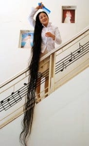 longest hair in the world